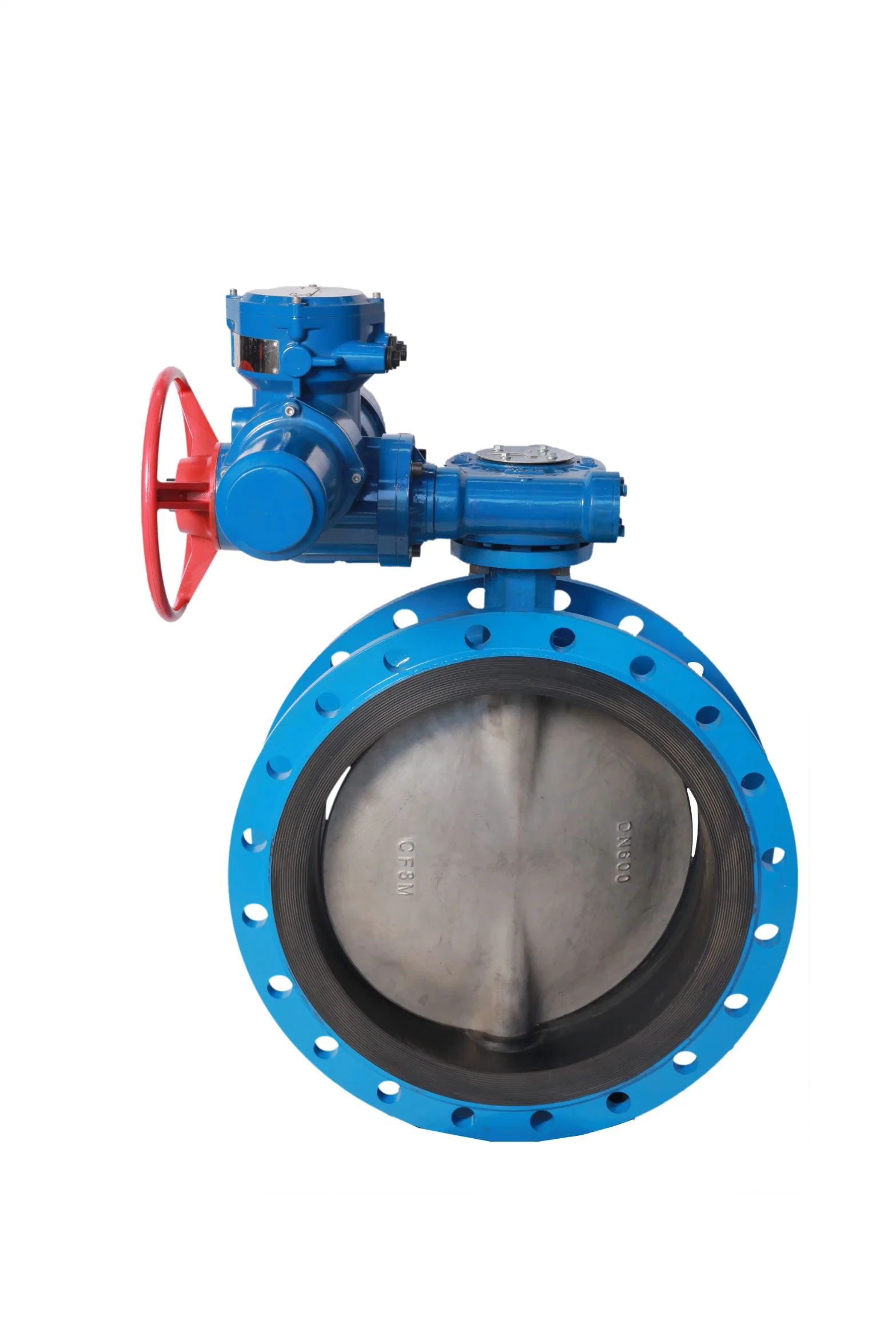 Metal-Sealed American Standard Electric Operated EPDM Seat Double Flange Butterfly Valve Distributor