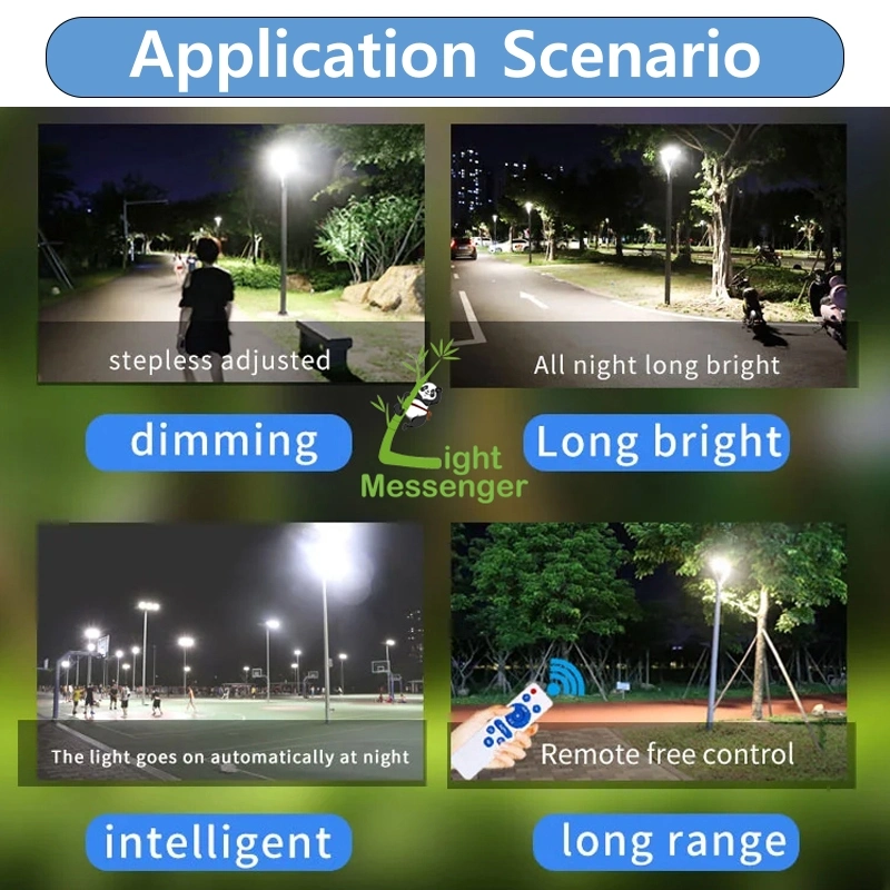 Licht Messenger Factory Großhandel Heißen Verkauf Neue Outdoor Indoor Flutlicht Bewegungssensor Wandbeleuchtung für Garten Straßensteuerung Flutlicht 100W 200W 600W Solarlampe