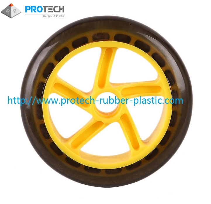 Customized High Quality PVC/PU Heavy Duty Industrial PP Plastic Core Swivel Plate Caster Wheel