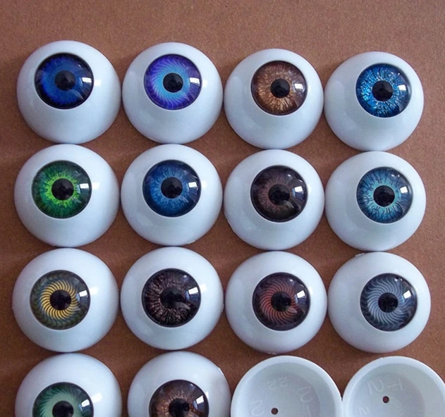 Safety Doll Eyes Half-Round Glass Baby Doll Eyes Doll Eyes BJD Realistic Glass Doll Eyes Cute Doll Accessories