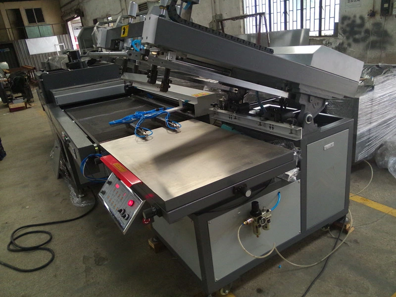 Label Automtic Flat Screen Printer with UV Curing System