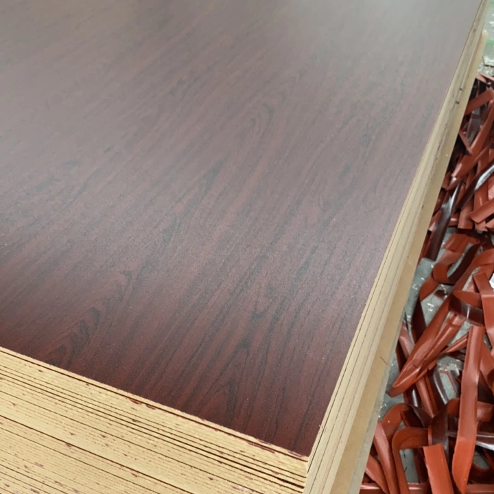 Solid Color Wood Grain 4*8 Melamine MDF Single-Layer Structure Boards 1220X2440mm