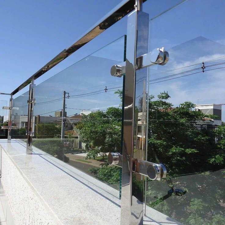 Aluminium Post Glass Railing Fence Balustrade Stairs Handrail