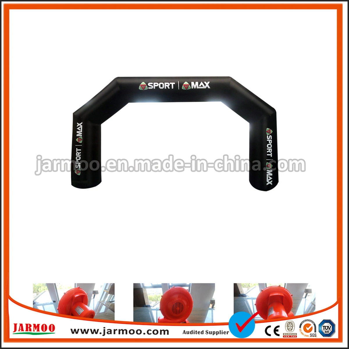 Promotion High quality/High cost performance  Custom Logo Printed Entrance Inflatable Arch