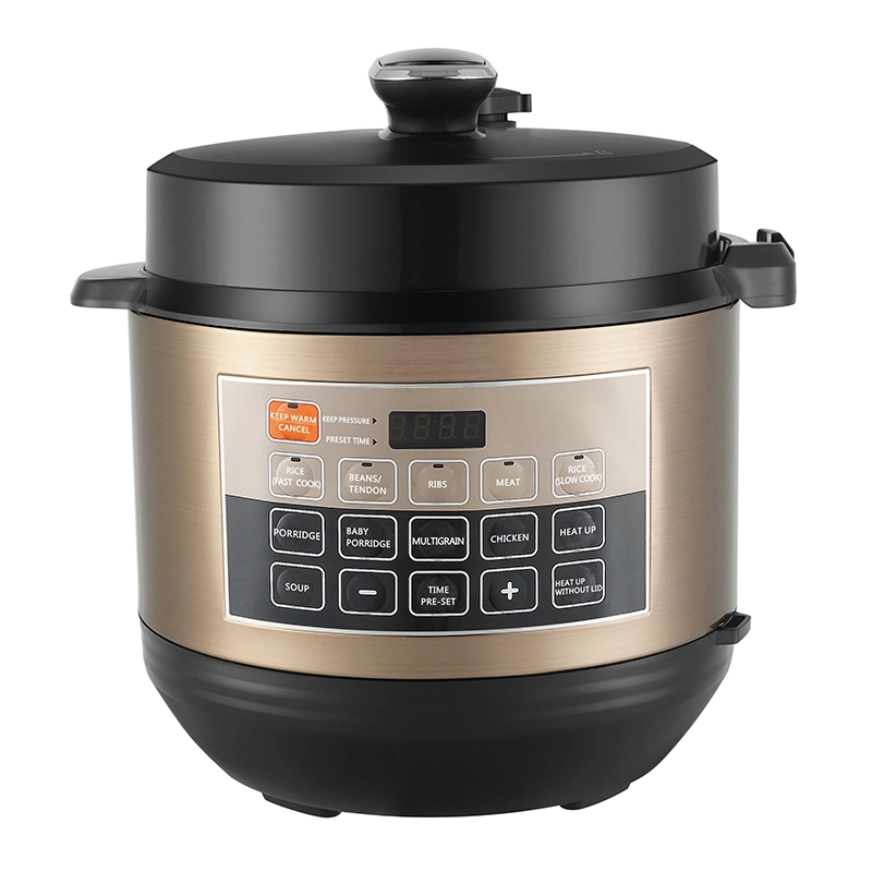 6L acier inoxydable Multipurpose ménage cuisinière électrique de pression automatique programmable