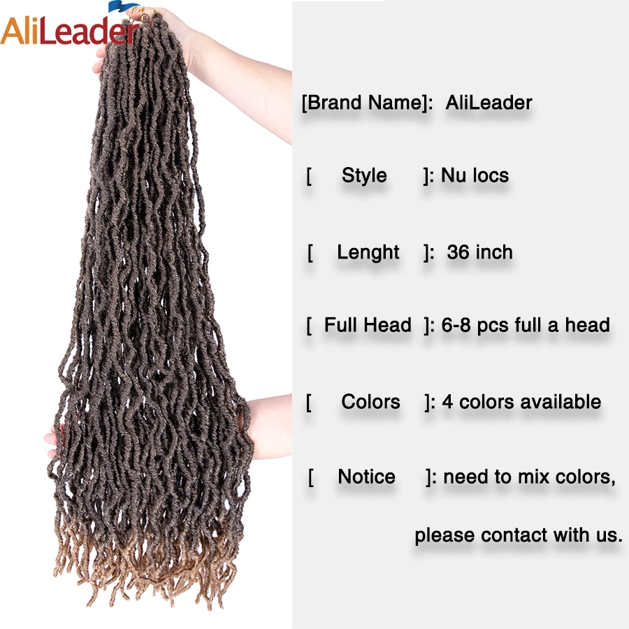 Wholesale Crochet Braids Goddess Faux Locs with Synthetic Hair