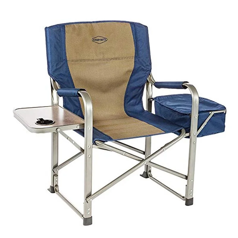 Deluxe Portable Folding Canvas Outdoor Camping Chair with Headrest