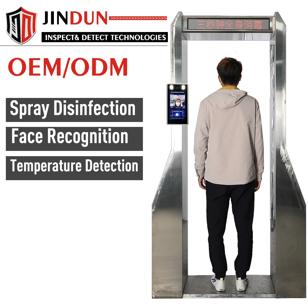 Non Contact Walk Through Ultrasonic Fog Induction Sanitize Disinfection Gate Intelligent Disinfection Door
