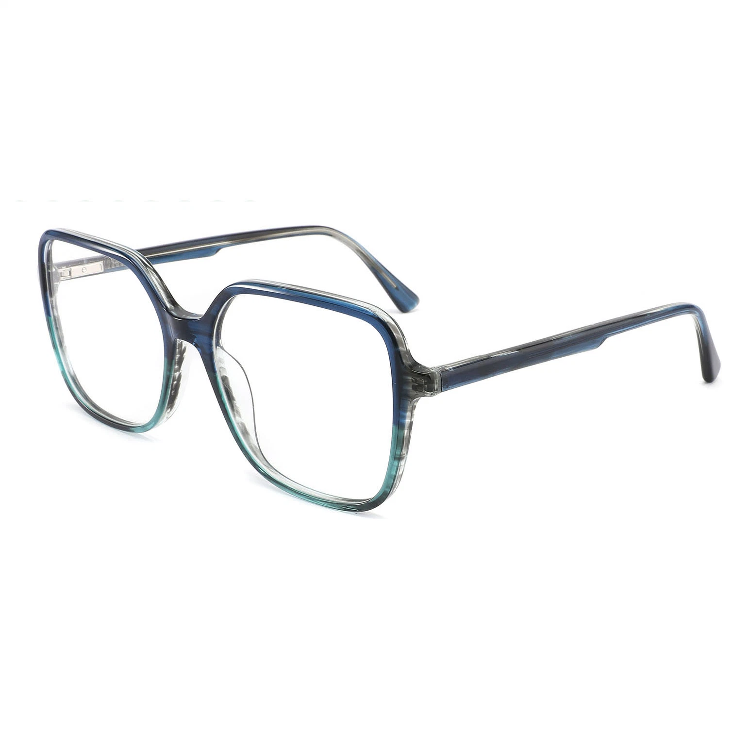 Oversized Square Spectacle for Adult All-Match Colorful Acetate Vision Glasses Optical Frames