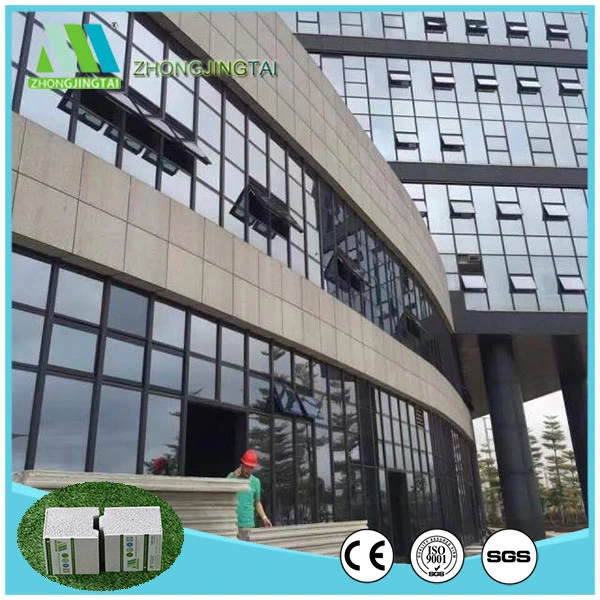 Lightweight Composite Wallboard Sound Insulation Fireproof EPS Cement Sandwich Panel for Villa/Office/Hotel