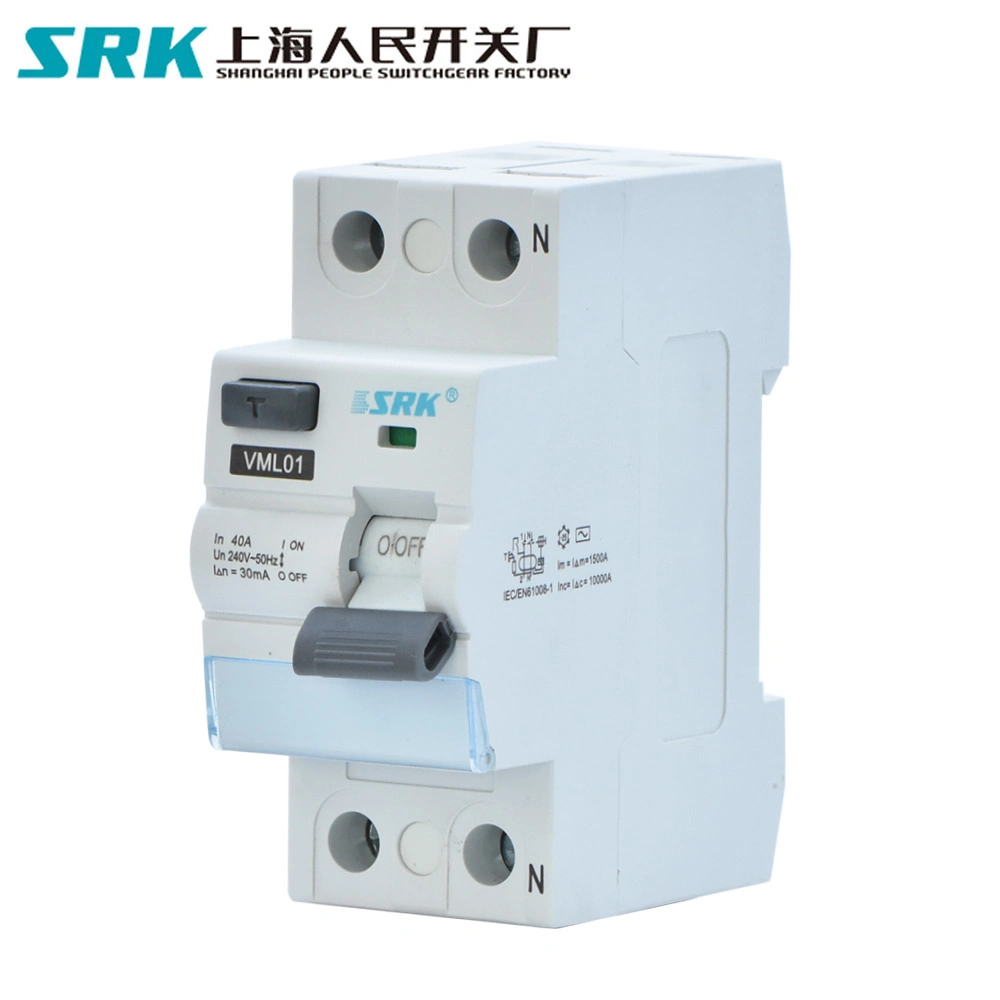 5 Year Warranty Dp Fp 25A 32A 40A 63A 30mA 100mA 300mA RCCB Breaker