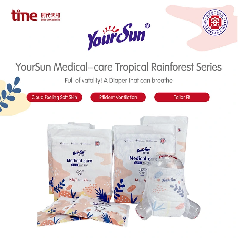 Yoursun Ultra Thin Baby Diaper Medical Care for Baby Suitable for Sensitive Skin