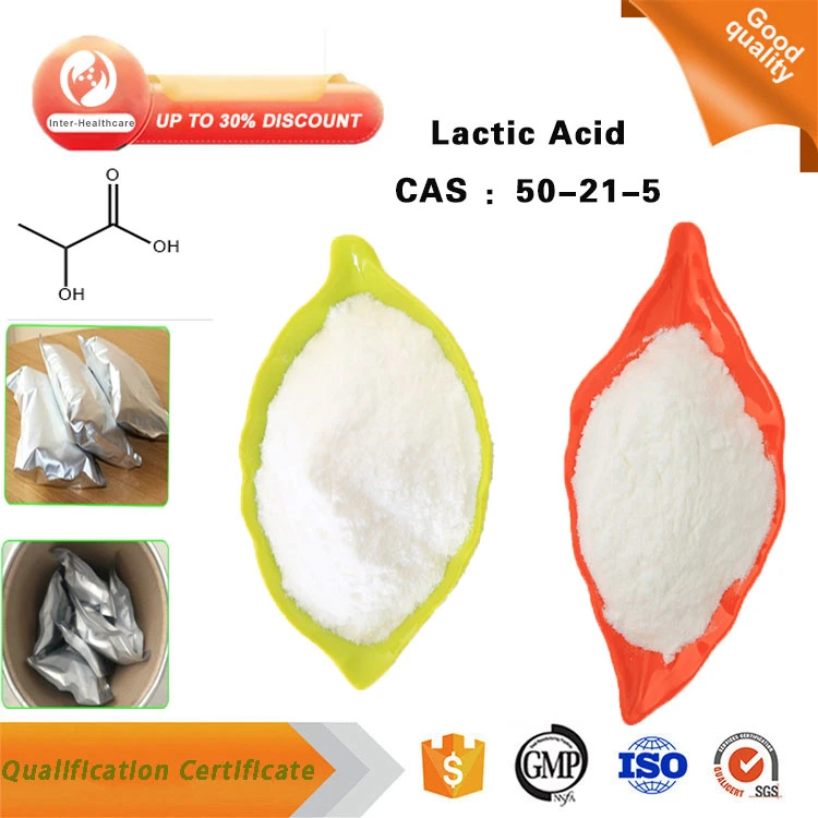 China Manufacturer Food Additive Material Lactic Acid Powder CAS 50-21-5 Lactic Acid