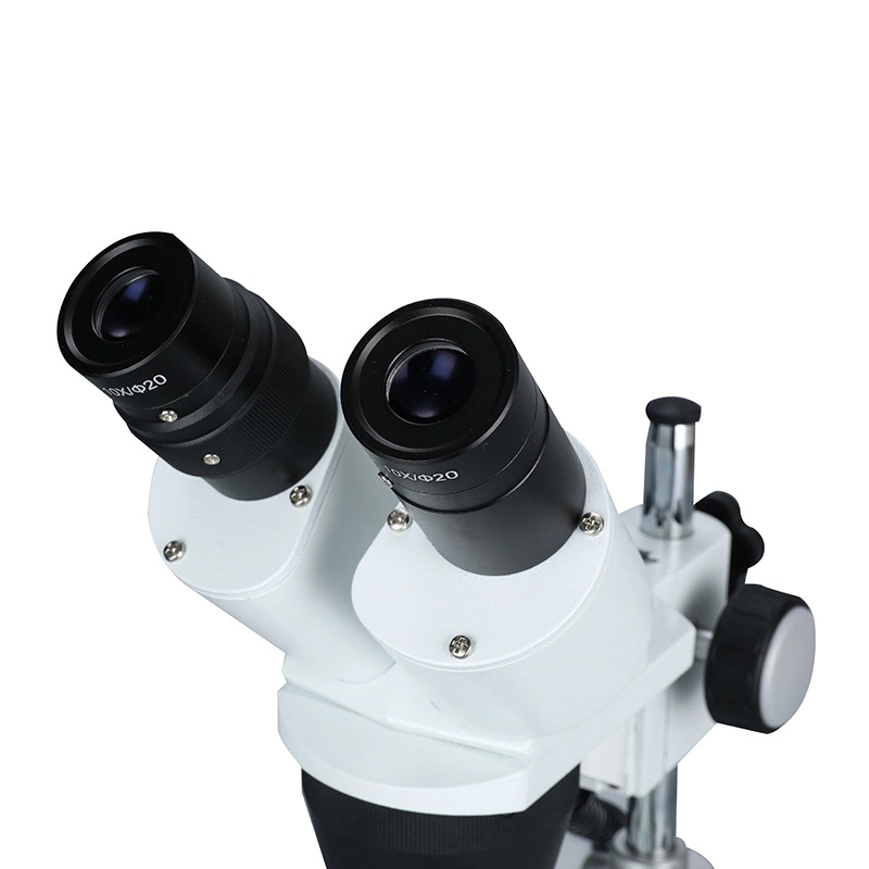 Factory Supply Parfocal Trinocular Optical Zoom Stereo Microscope