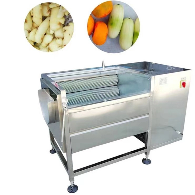 Automatic Industrial Electric Potato Carrot and Sweet Potato Washing Peeling Machine