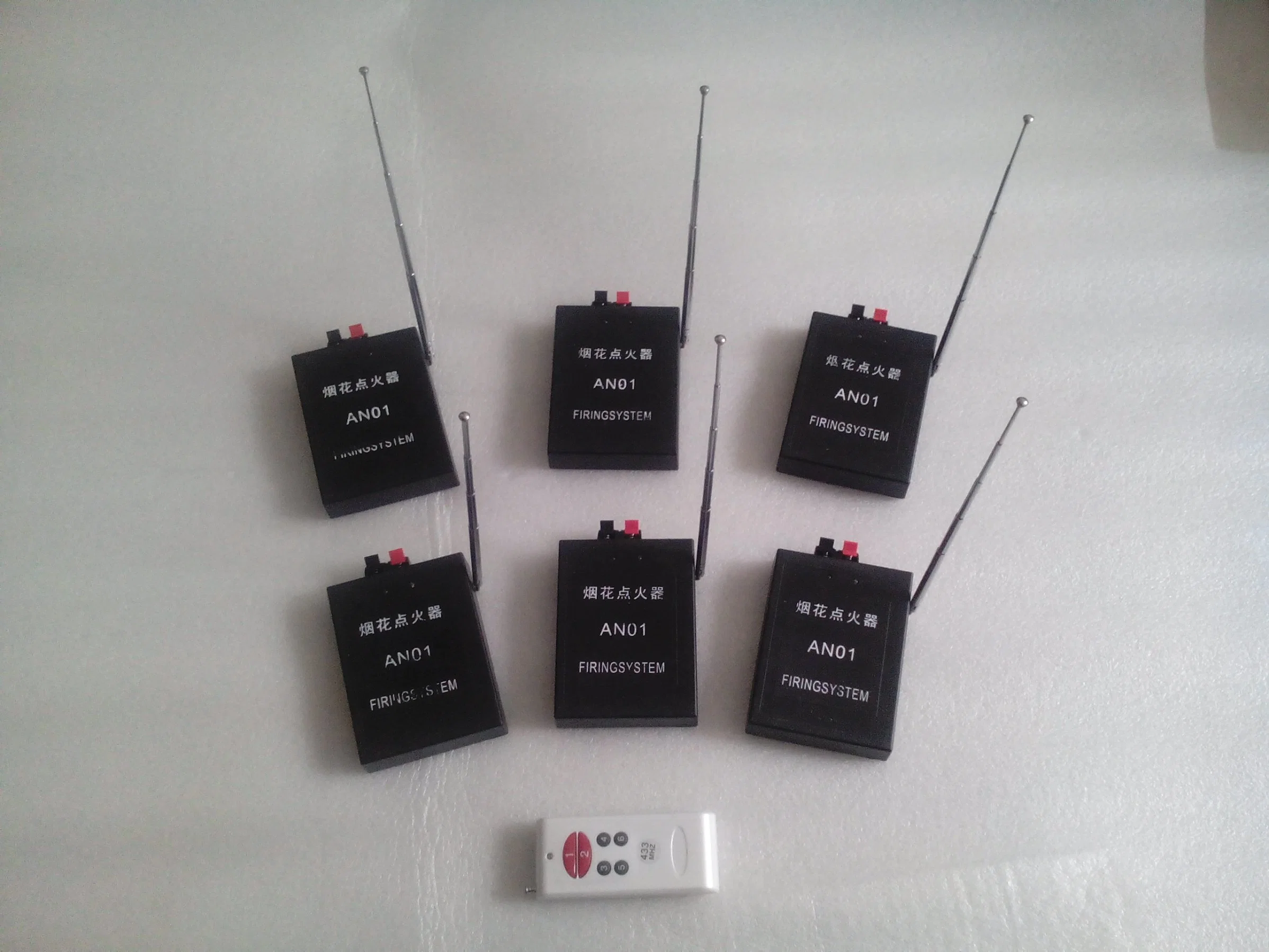 An06 6 Cue Fireworks Wireless Firing System for Safety Igniters Shooting System
