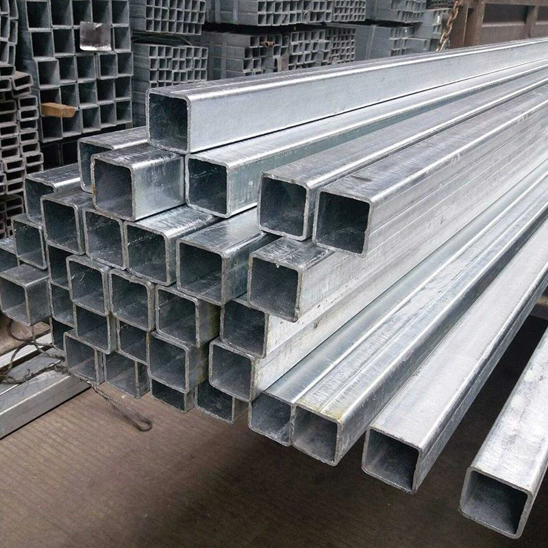 Inmersión en caliente el recubrimiento de zinc 40-120g galvanizado Pre cuadrado/tubo de acero rectangulares