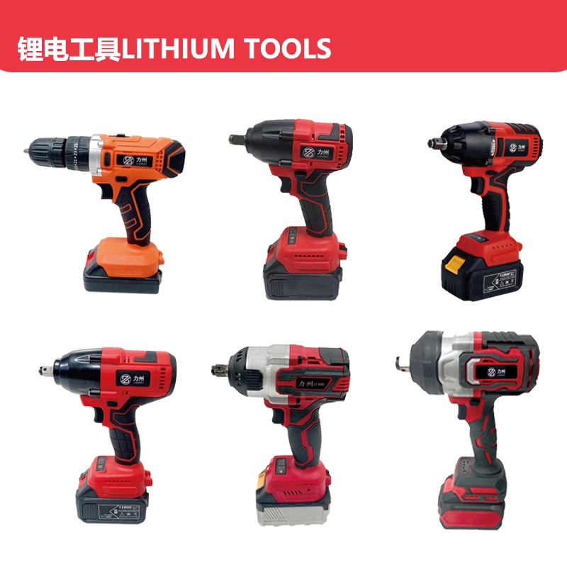 LZ-6252 Hardware-Tool Lithium-Werkzeug Li-Ionen-Akku Schlag Akku Akku-Bohrmaschine Elektrowerkzeug mit Schlagschrauber