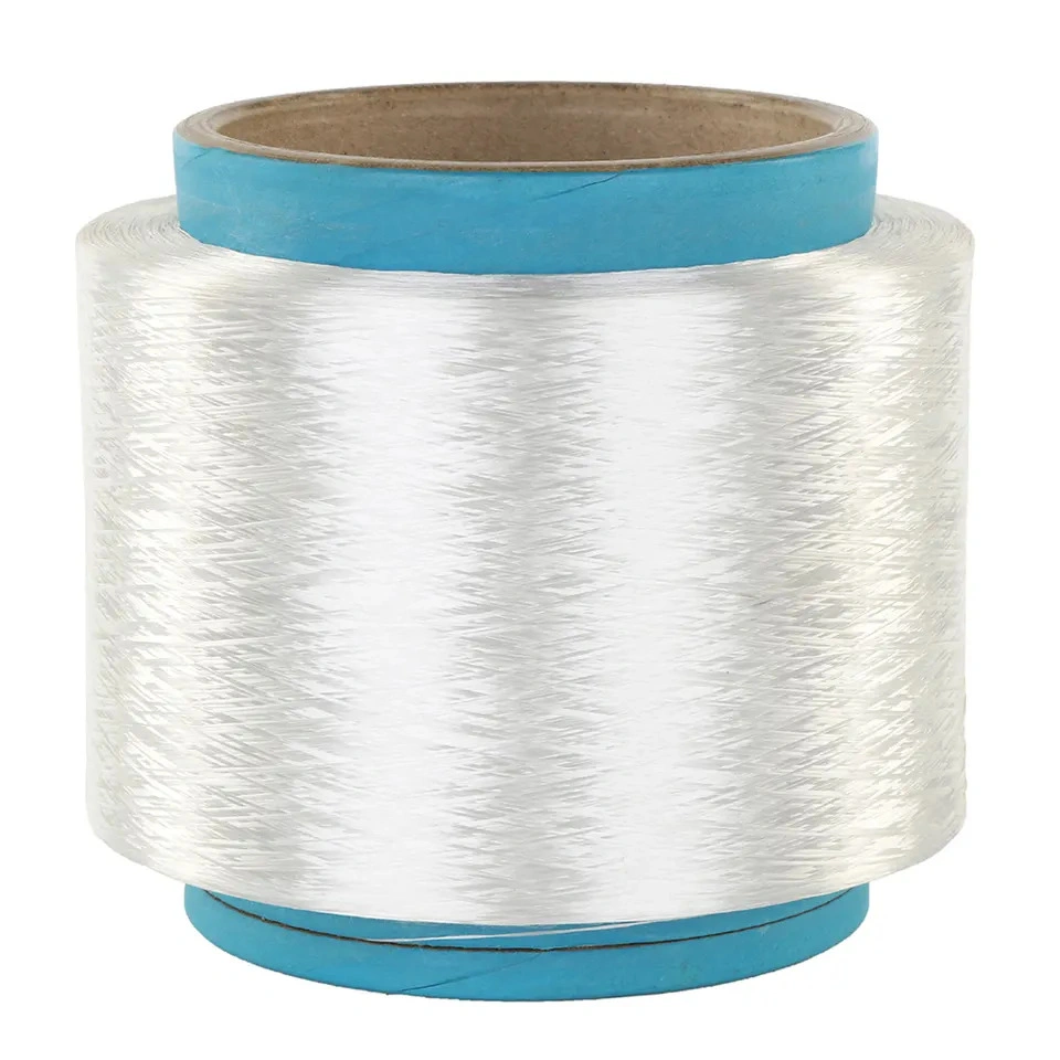 Fabrik Direktverkauf Nähfaden Roh Polyester (50D-300D; 300TPM-1800TPM) Composite Elastic Twist FDY Polyester Filament Garn