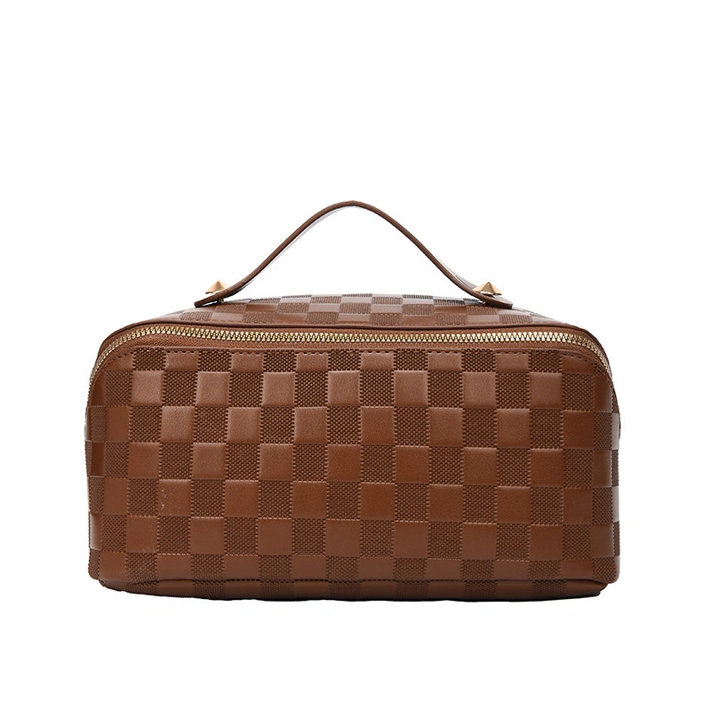 (WD13043) Women's Large Capacity Fashion Advanced Sense Portable Travel Cosmetics Storage Bag Fashion