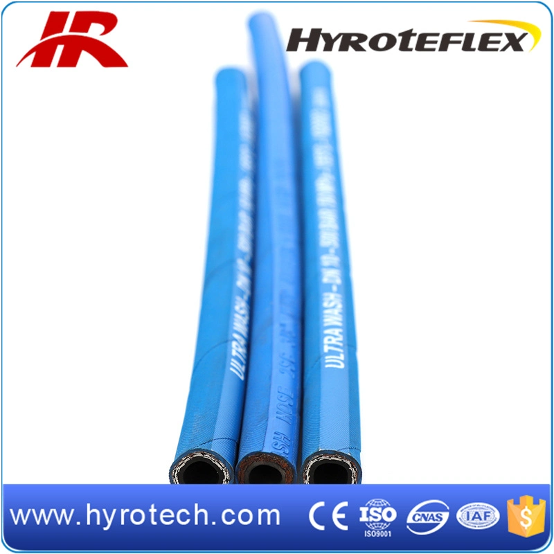 Industrial High Pressure Washer Synthetic Rubber Hose for Water Transfer Black or Blue Color