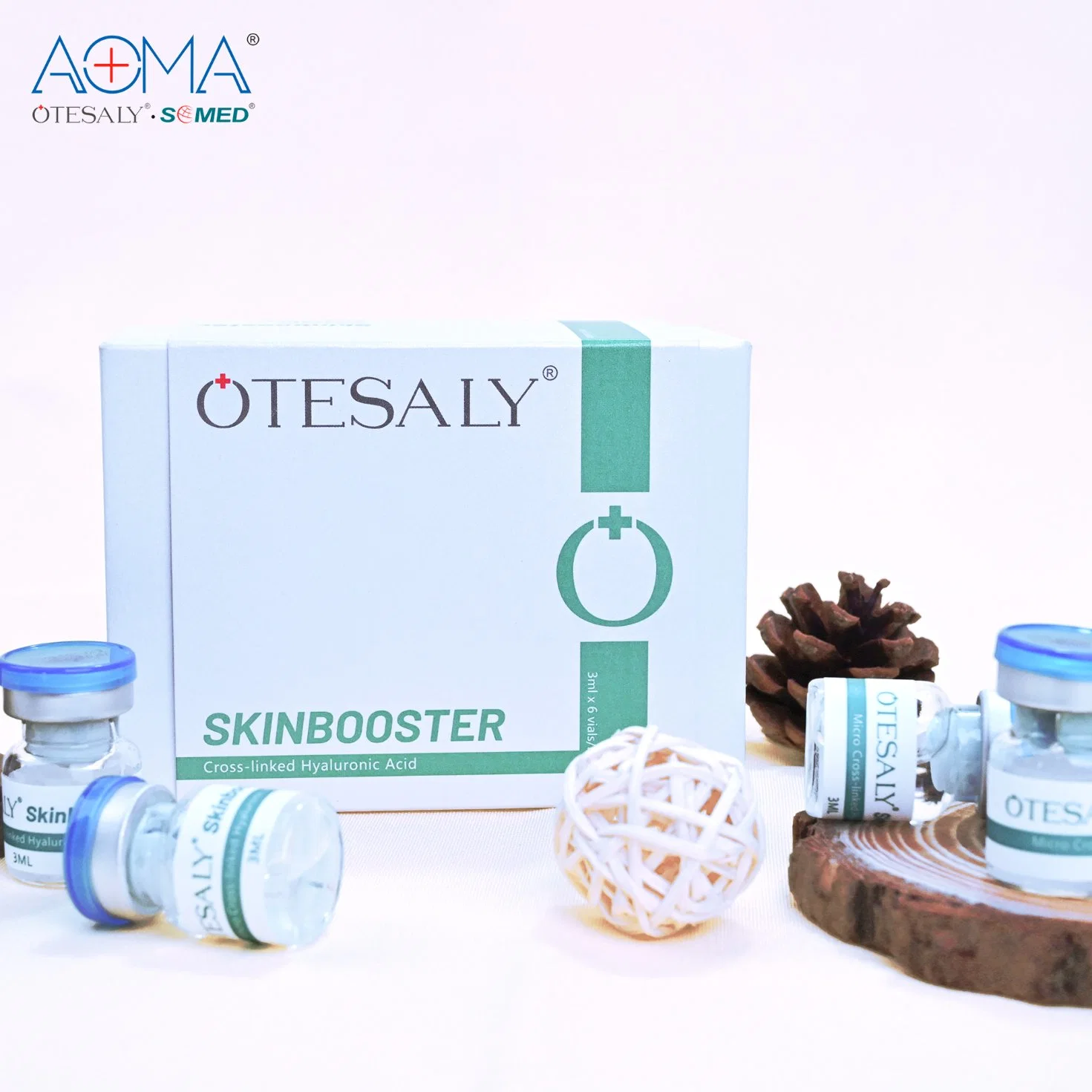 Mejor Venta de 18 ml Otesaly Hialuronato Skinbooster líquido ácido el colágeno se enfrentan a la hidratación de suero Microneedling