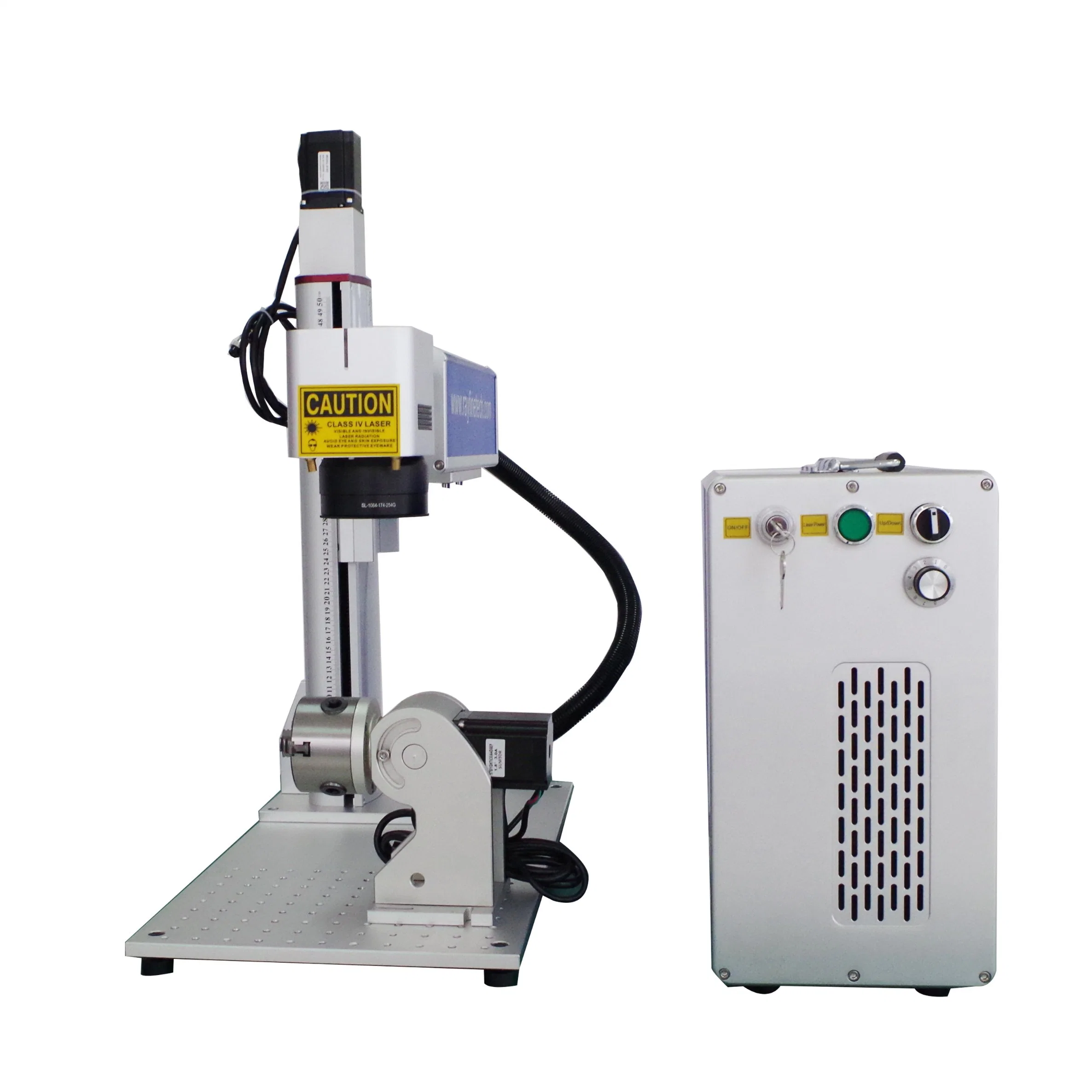 20W Fiber Laser Marking Machine with Rotary Tool