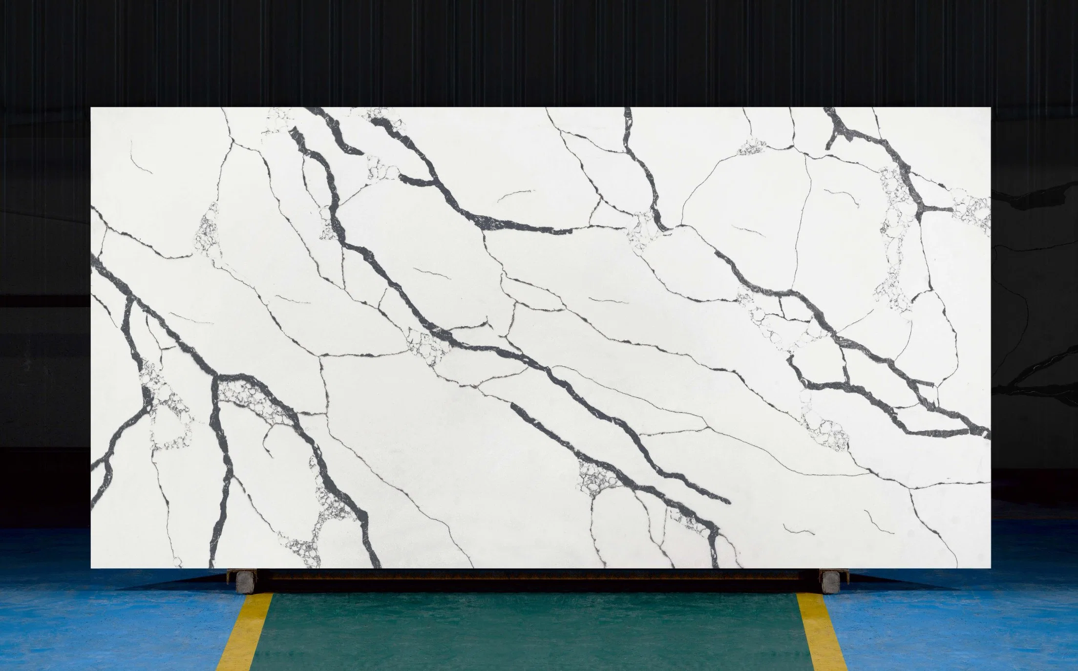 3200x1600мм полированный белый/черный Calacatta искусственного кварца камень на кухню и ванную комнату/плитками на полу