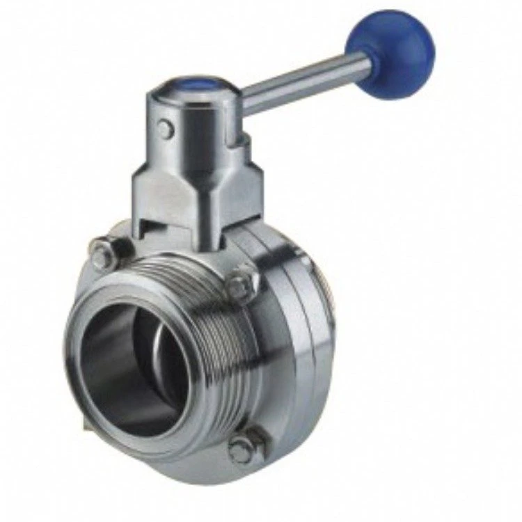 Sanitary Thread Butterfly Valve Stainless Steel and Other Materials