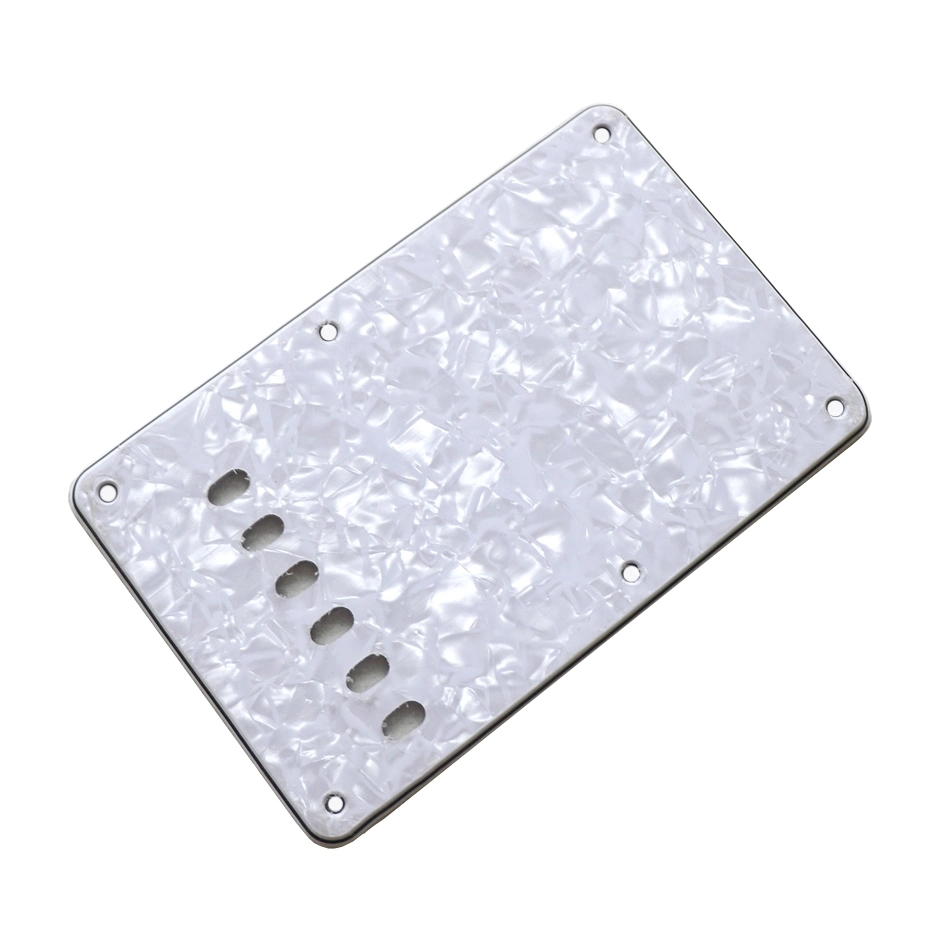 Strat Guitar Tremolo Cover White Pearloid Guitar Back Plate