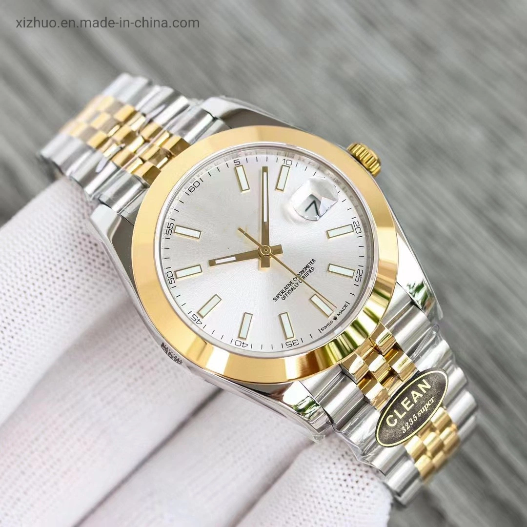 Brand Customized Logo Watch Gold Stainless Steel Wrist Men's Waterproof Mechanical Watch