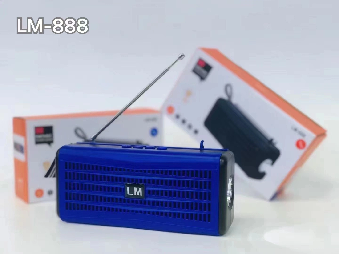 سماعة لاسلكية مع موديل Bluetooth خاص، مصباح وامض، بطاقة تجارية أجنبية محمولة، صوت نظام TWS Intercom