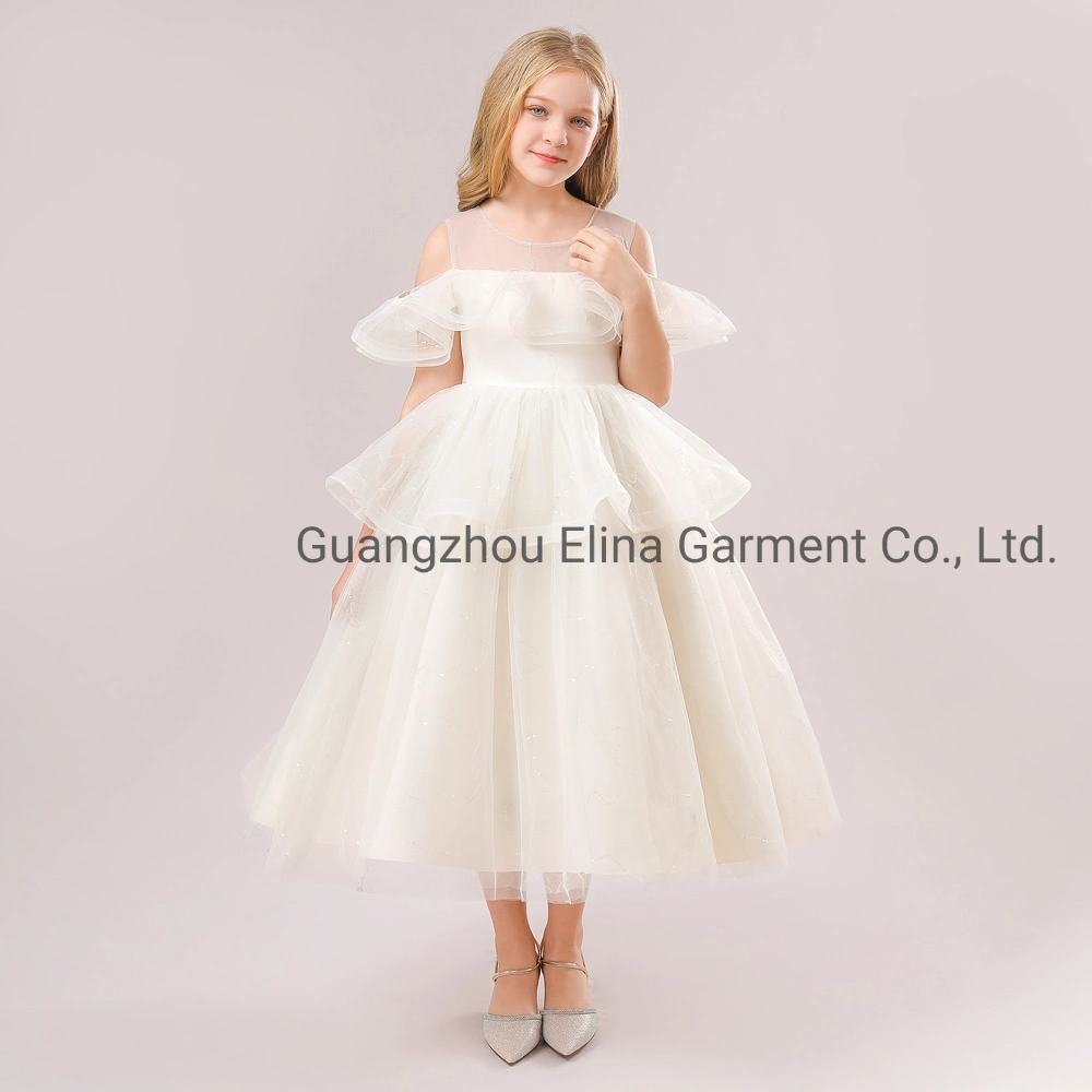 Wholesale/Supplier Baby Clothes Girls Party Garment Ball Gown Dress Princess Champagne Party Dress