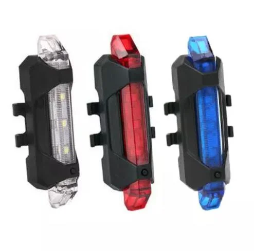 Outdoor Rechargeable Waterproof Bicycle Safety Warning Light LED Rear Tail Light