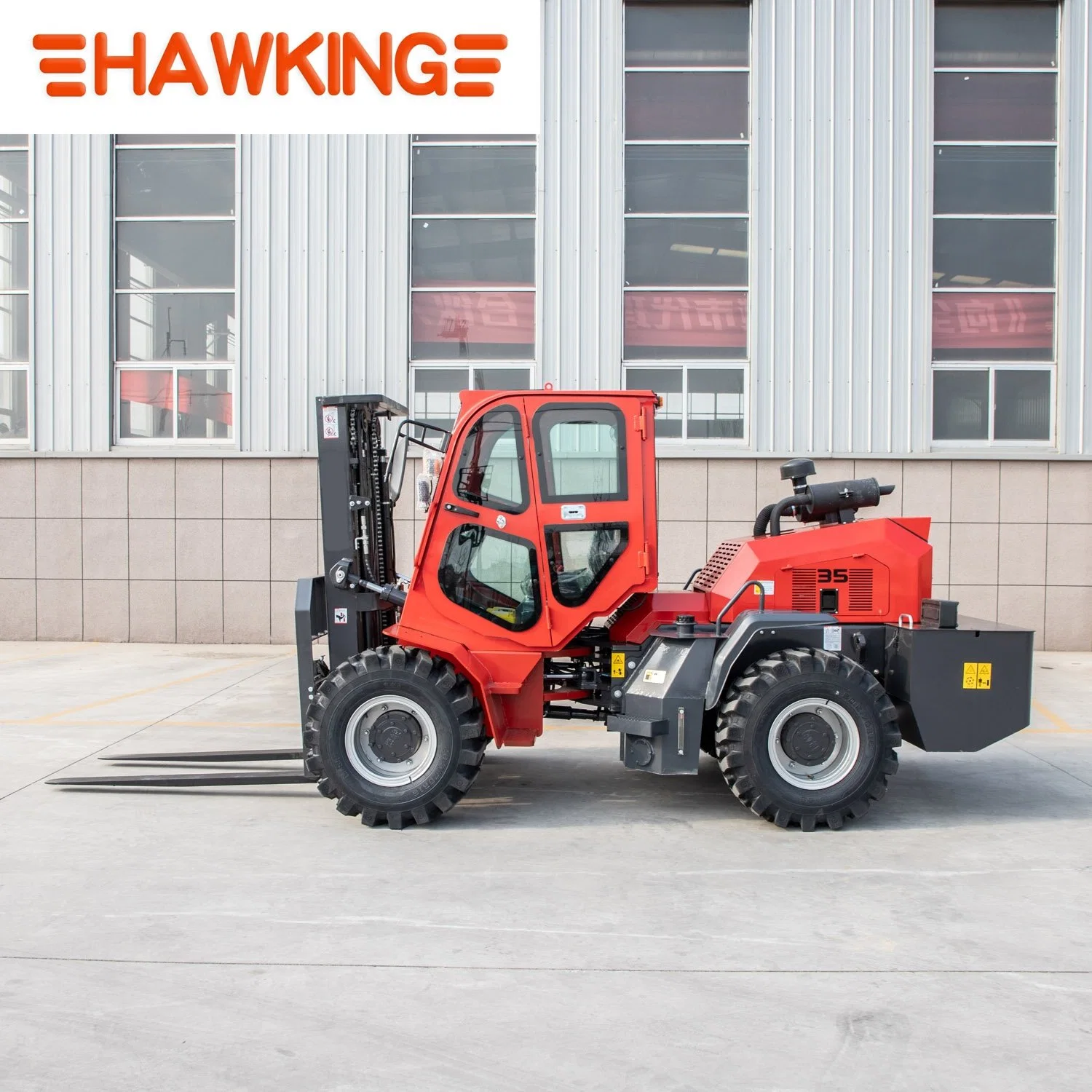 CE Certificate Hangcha Forklift Side Shift Electric Forklift Truck All Terrain Forklift