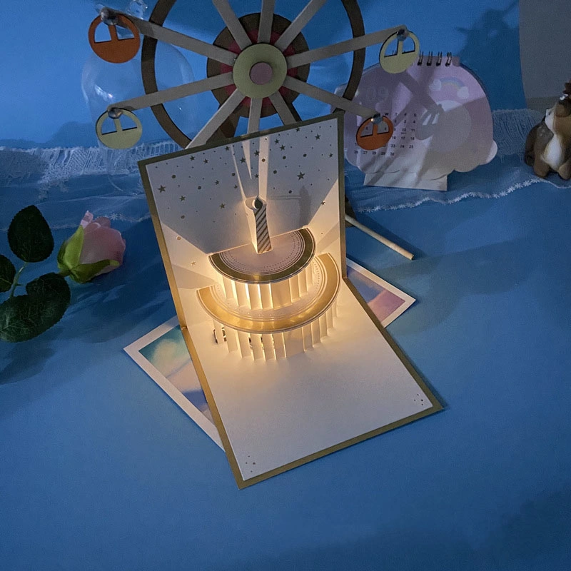 Customized 3D LED Birthday Greeting Card