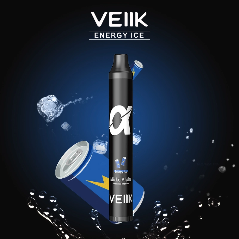 2021 Meilleure vente de gros Veiik E cigarette Micko Alpha 600 bouffées Pen narguilé