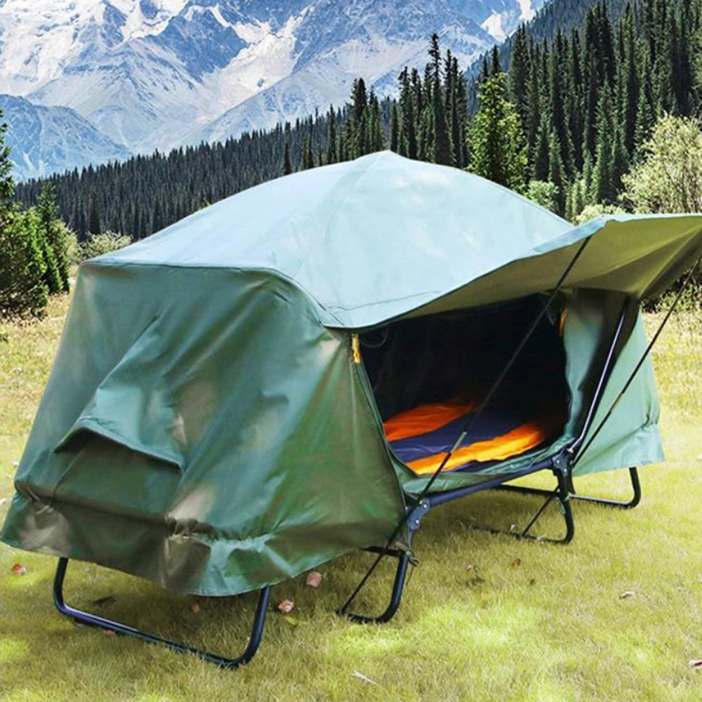 2022 Camping lit tente lit pliant Camping 2 personnes dormant Lit
