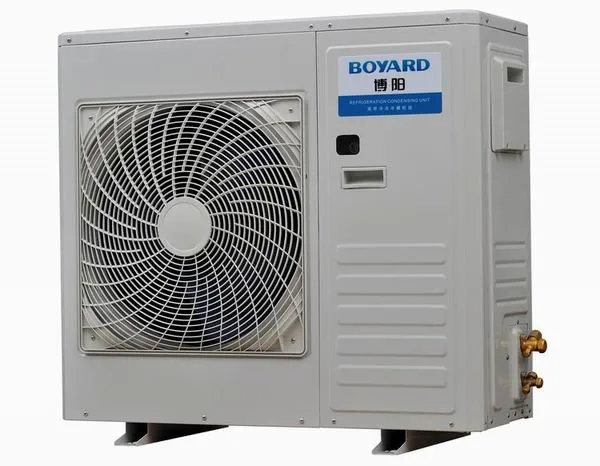 380V 3HP Unidad de condensación sistema de división ventiladores de zona muti para frío Almacenamiento en la habitación