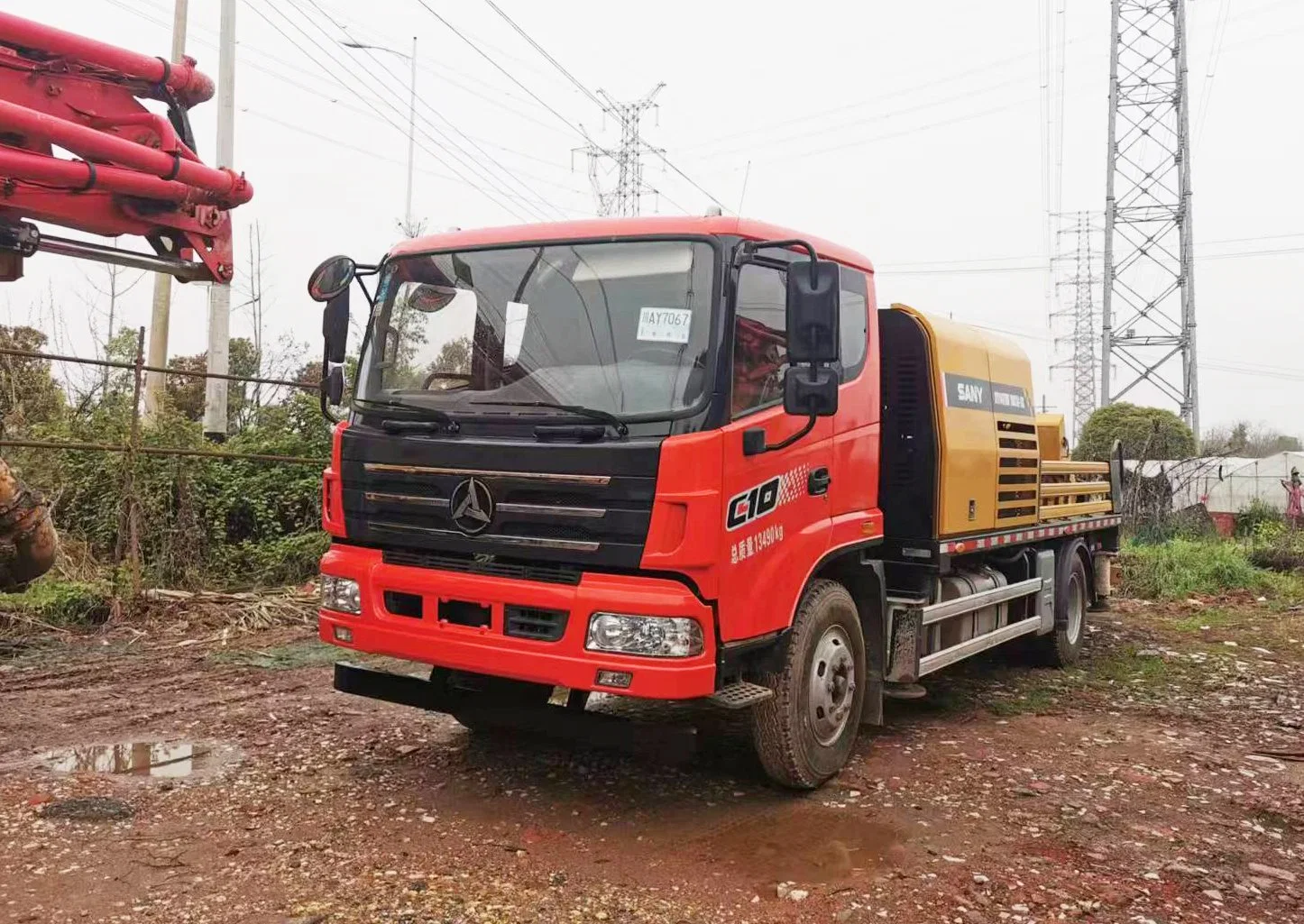 2010-2022 30-70m Pompes à flèche d'occasion Camion-pompe à béton Machines de construction à vendre Sanys/Zoomlions/Sunwards