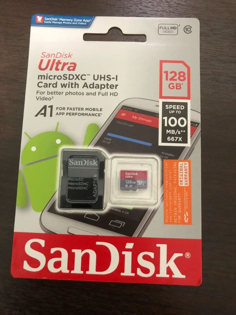 High Speed Capacity 4/16/32/64/128/256GB Customized Logo TF Mini Memory SD Card