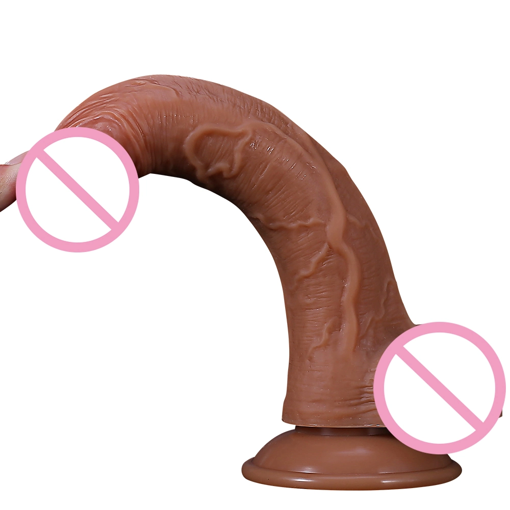 16.5cm 6inch Free Sample Silicone Realistic Dildo