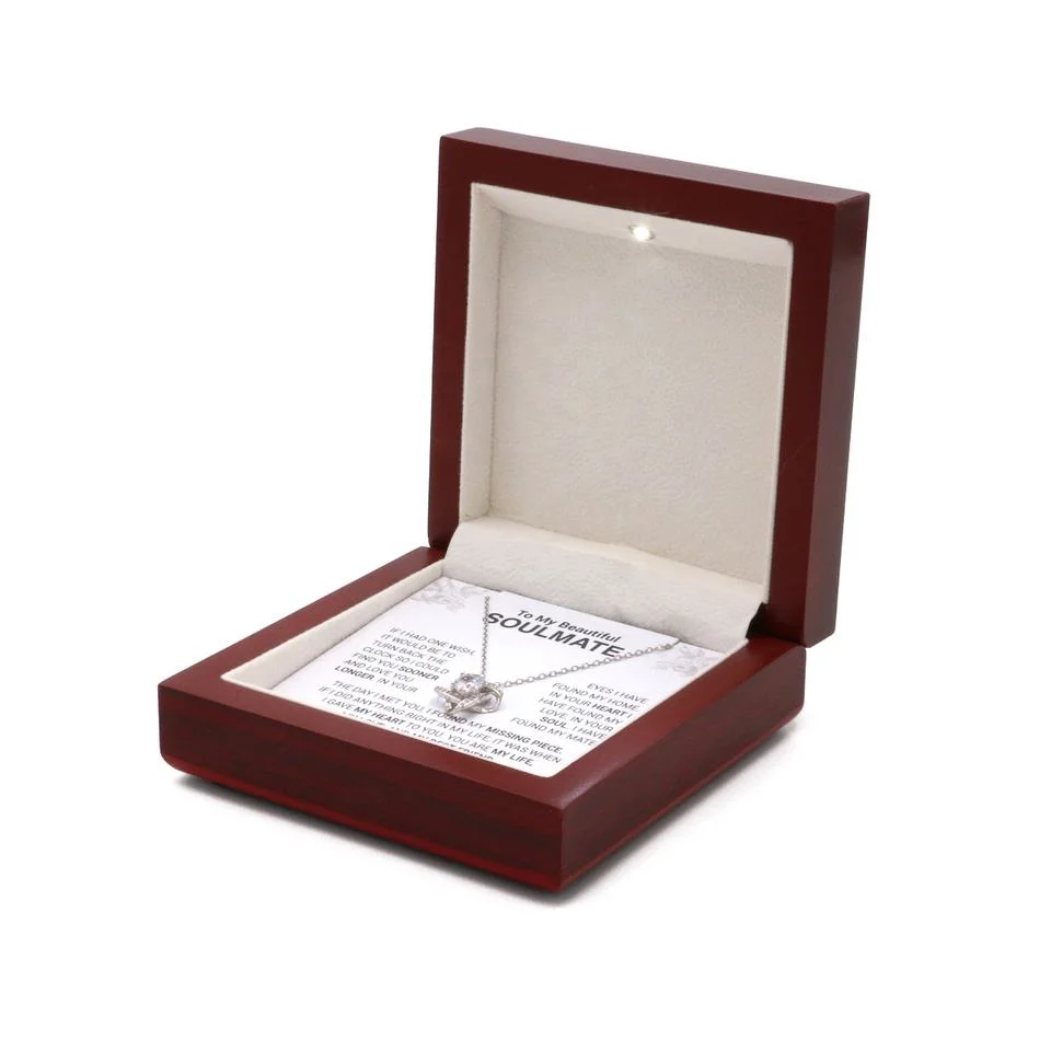 Wood LED Wooden Jewelry Cufflink Boxes with Engagement Ring Packaging Box