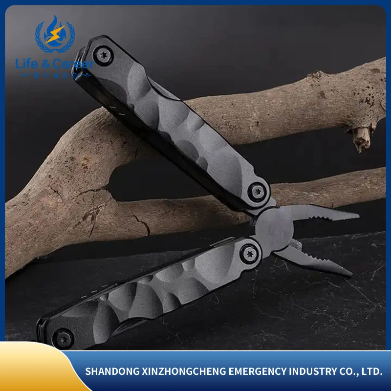 11 en 1 Multitool Cuchillo plegable pinzas de camping al aire libre marcha de la supervivencia de la herramienta de múltiples multifuncional de cuchillas alicates