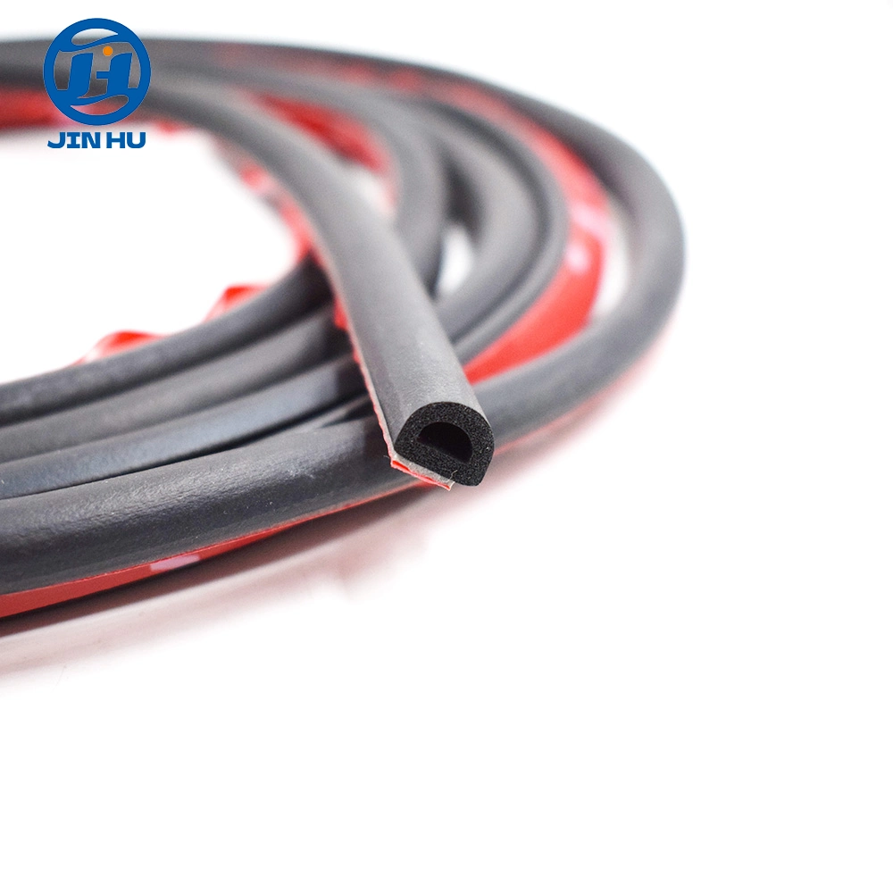 OEM Ex Factory D Shape EPDM Rubber Sealing Strip with Metal for Auto/Bus Door