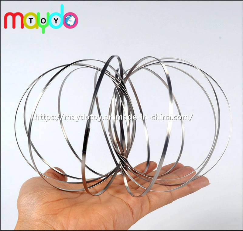 Magic Anéis cinética da mola de vórtice Fidget Brinquedos