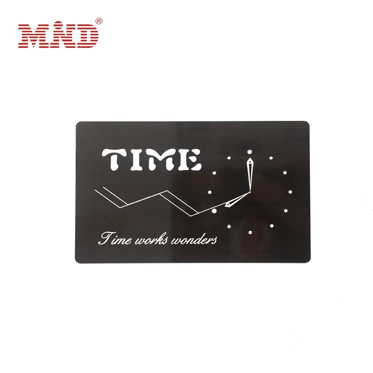 High quality/High cost performance Metal Business Card/Stainless Steel Card/Blank Black Card