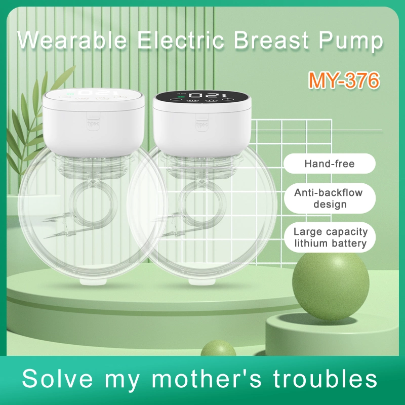 Nova bomba de leite materno com leite materno em lactação de silicone Mama elétrica única Bomba
