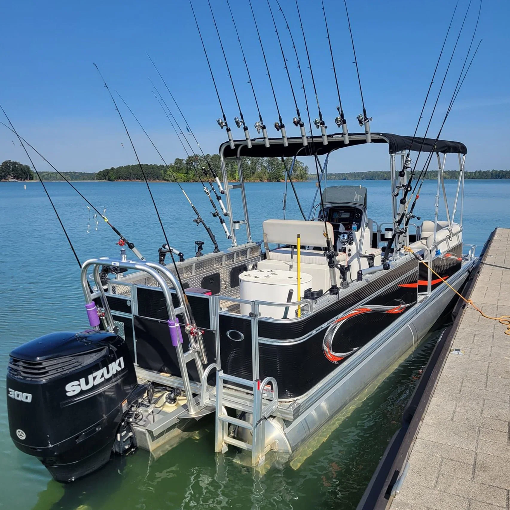 Los asientos de Motor Outboards Mmelancho 6Agua Dulce Pontoon Boat para la venta