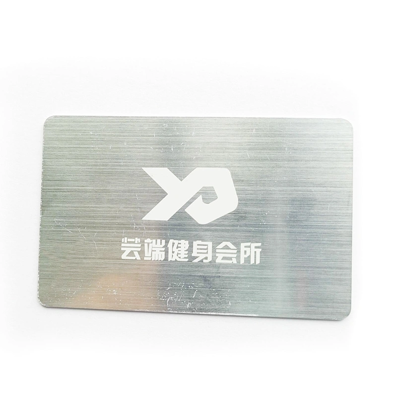 Drawbench Silver PVC Plastic Discount Card